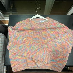 Rainbow princess poly sweater